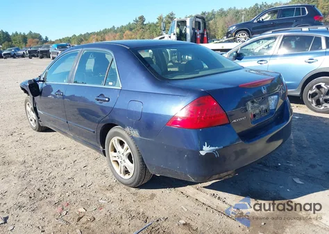 2007 Honda Accord 2.4 Se from USA, damaged, VIN JHMCM56327C022881